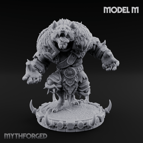 The Bloodhowl Gnolls M Miniature for Dungeons and Dragons, Pathfinder or other TTRPGs