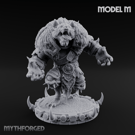 The Bloodhowl Gnolls M Miniature for Dungeons and Dragons, Pathfinder or other TTRPGs