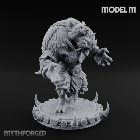 The Bloodhowl Gnolls Miniature for Dungeons and Dragons, Pathfinder or other TTRPGs