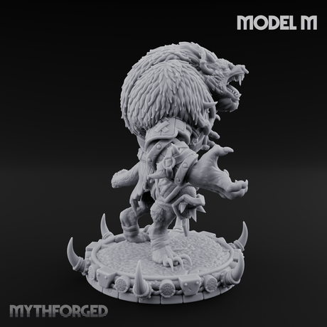 The Bloodhowl Gnolls M Miniature for Dungeons and Dragons, Pathfinder or other TTRPGs