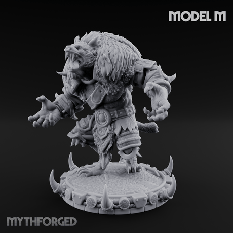 The Bloodhowl Gnolls M Miniature for Dungeons and Dragons, Pathfinder or other TTRPGs