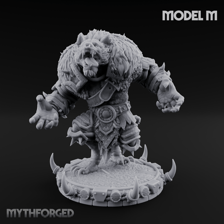 The Bloodhowl Gnolls M Miniature for Dungeons and Dragons, Pathfinder or other TTRPGs