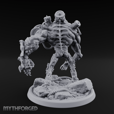 Tentacles Coiled Cyborg Titan Miniature for Dungeons and Dragons, Pathfinder or other TTRPGs