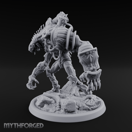 Tentacles Coiled Cyborg Titan Miniature for Dungeons and Dragons, Pathfinder or other TTRPGs