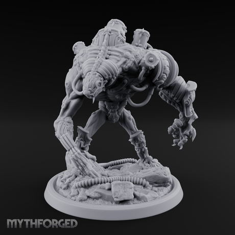 Tentacles Coiled Cyborg Titan Miniature for Dungeons and Dragons, Pathfinder or other TTRPGs