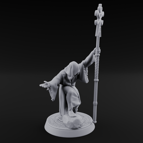 Nyarlathotep Devoted Human Cultist A Miniature for Dungeons and Dragons, Pathfinder or other TTRPGs