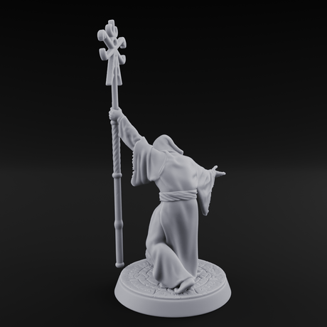 Nyarlathotep Devoted Human Cultist A Miniature for Dungeons and Dragons, Pathfinder or other TTRPGs