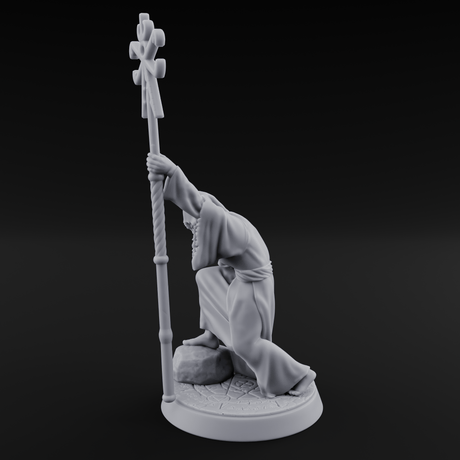 Nyarlathotep Devoted Human Cultist A Miniature for Dungeons and Dragons, Pathfinder or other TTRPGs