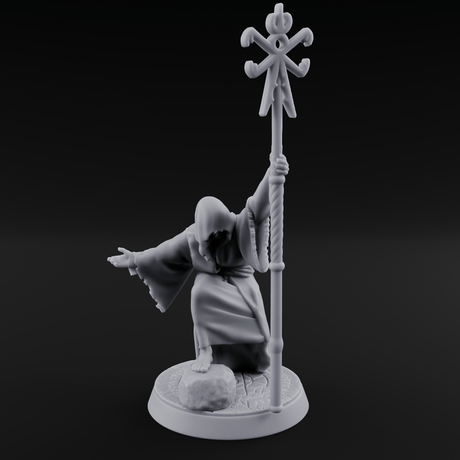 Nyarlathotep Devoted Human Cultist A Miniature for Dungeons and Dragons, Pathfinder or other TTRPGs
