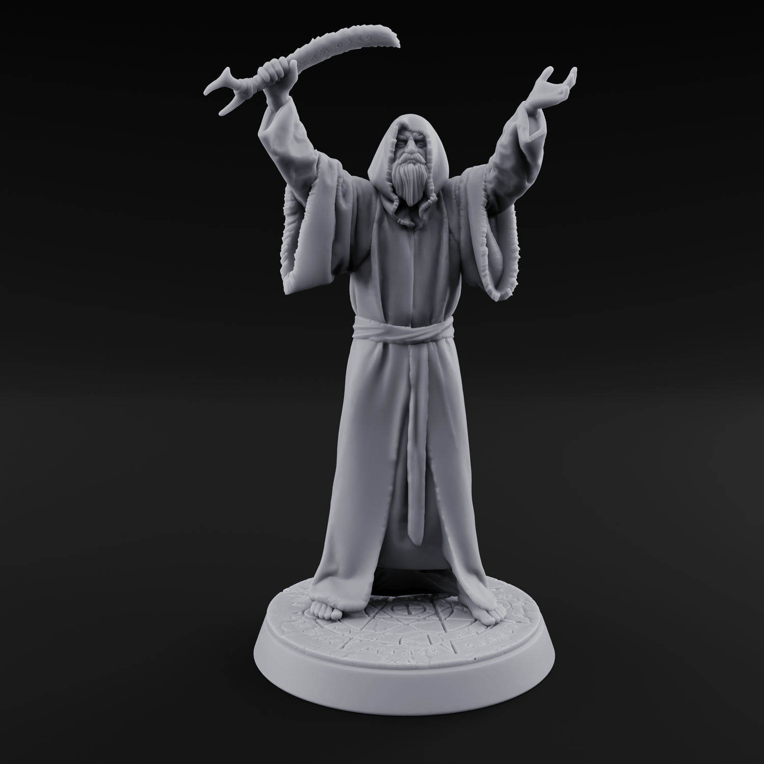 Nyarlathotep Devoted Human Cultist B Miniature for Dungeons and Dragons, Pathfinder or other TTRPGs