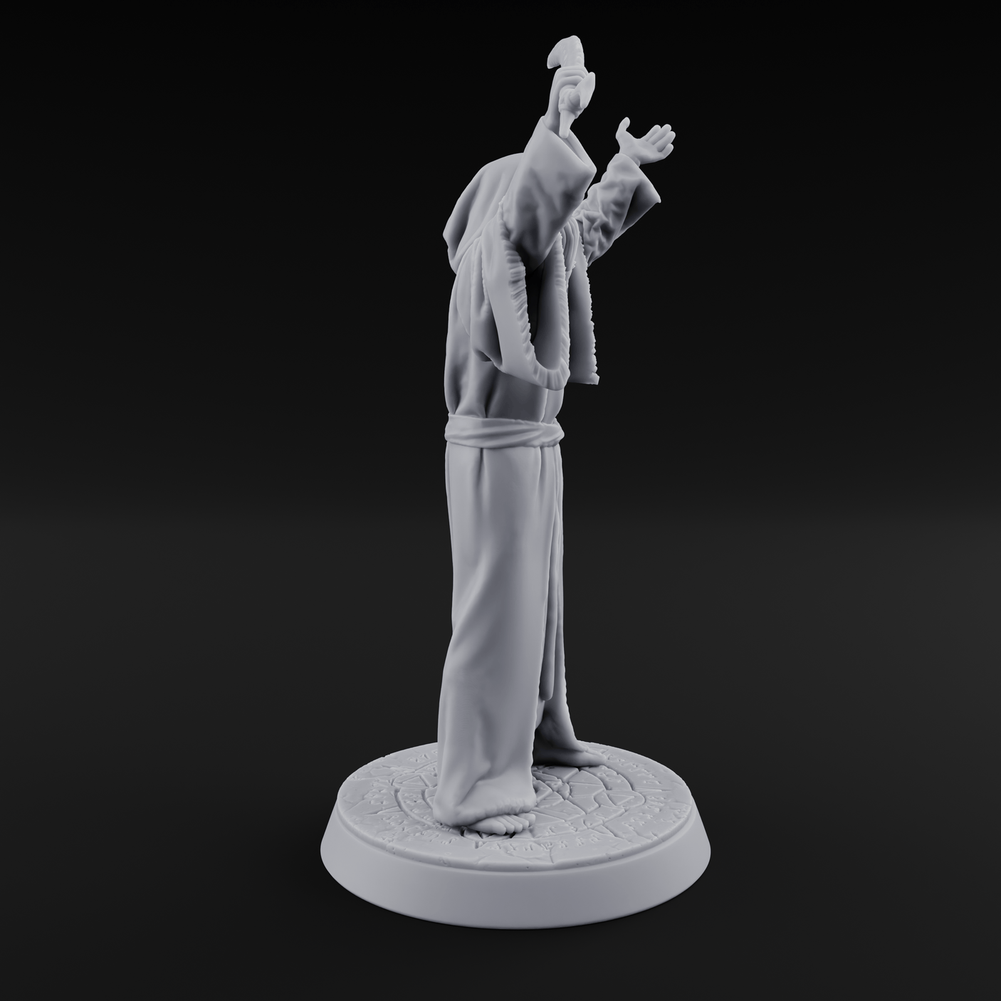 Nyarlathotep Devoted Human Cultist B Miniature for Dungeons and Dragons, Pathfinder or other TTRPGs