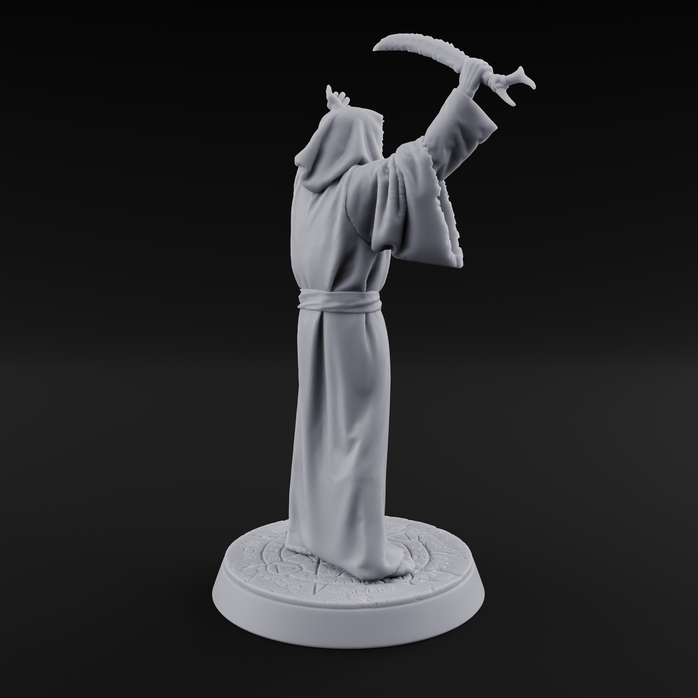 Nyarlathotep Devoted Human Cultist B Miniature for Dungeons and Dragons, Pathfinder or other TTRPGs