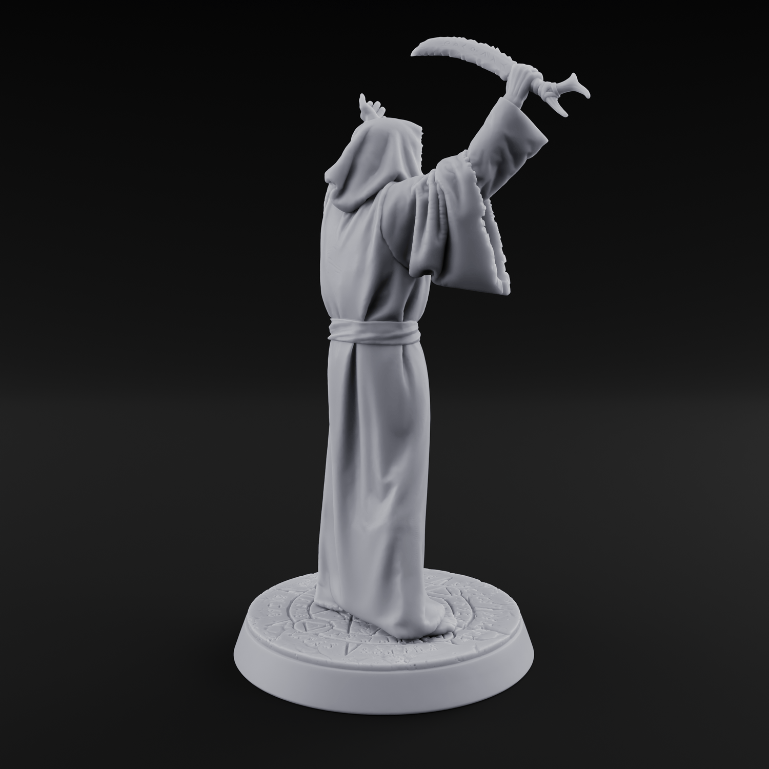 Nyarlathotep Devoted Human Cultist B Miniature for Dungeons and Dragons, Pathfinder or other TTRPGs