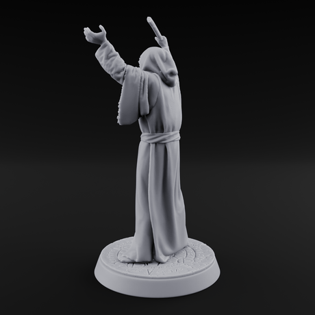 Nyarlathotep Devoted Human Cultist B Miniature for Dungeons and Dragons, Pathfinder or other TTRPGs