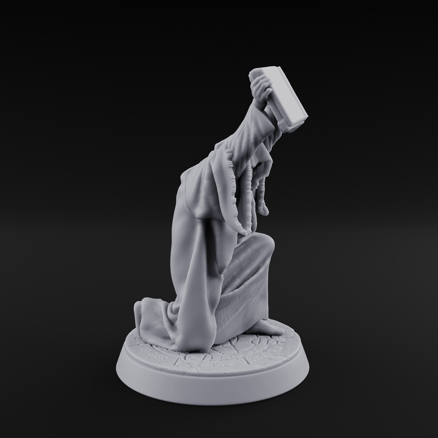 Nyarlathotep Devoted Human Cultist C Miniature for Dungeons and Dragons, Pathfinder or other TTRPGs
