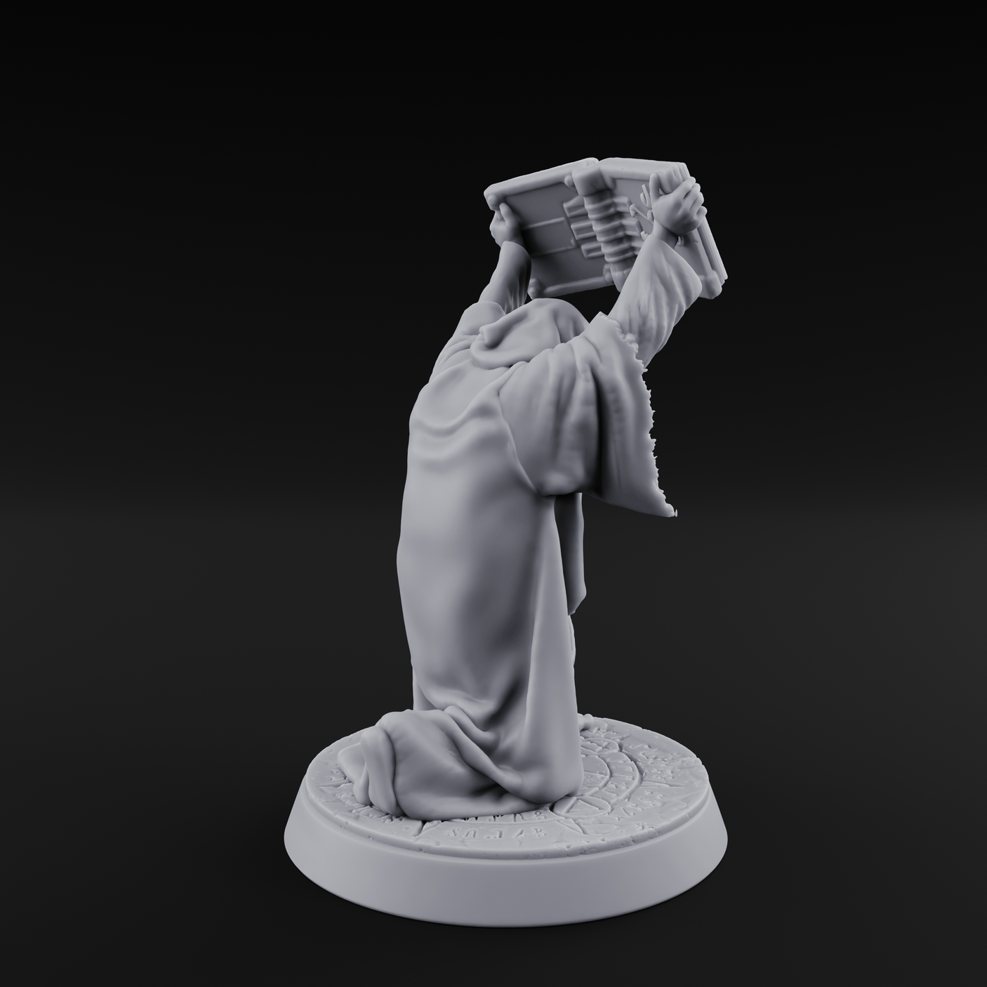 Nyarlathotep Devoted Human Cultist C Miniature for Dungeons and Dragons, Pathfinder or other TTRPGs