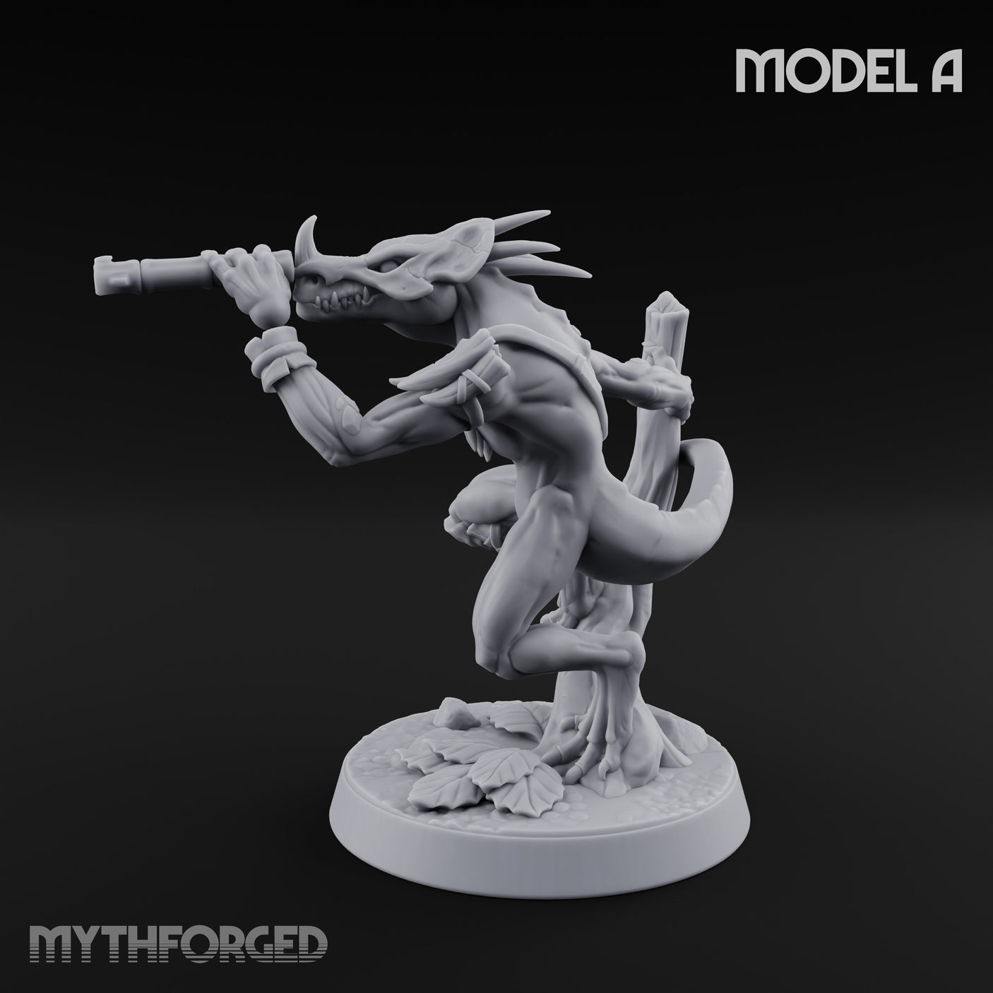 Blowpipe Blasting Lizardfolk Warrior A gallery 11