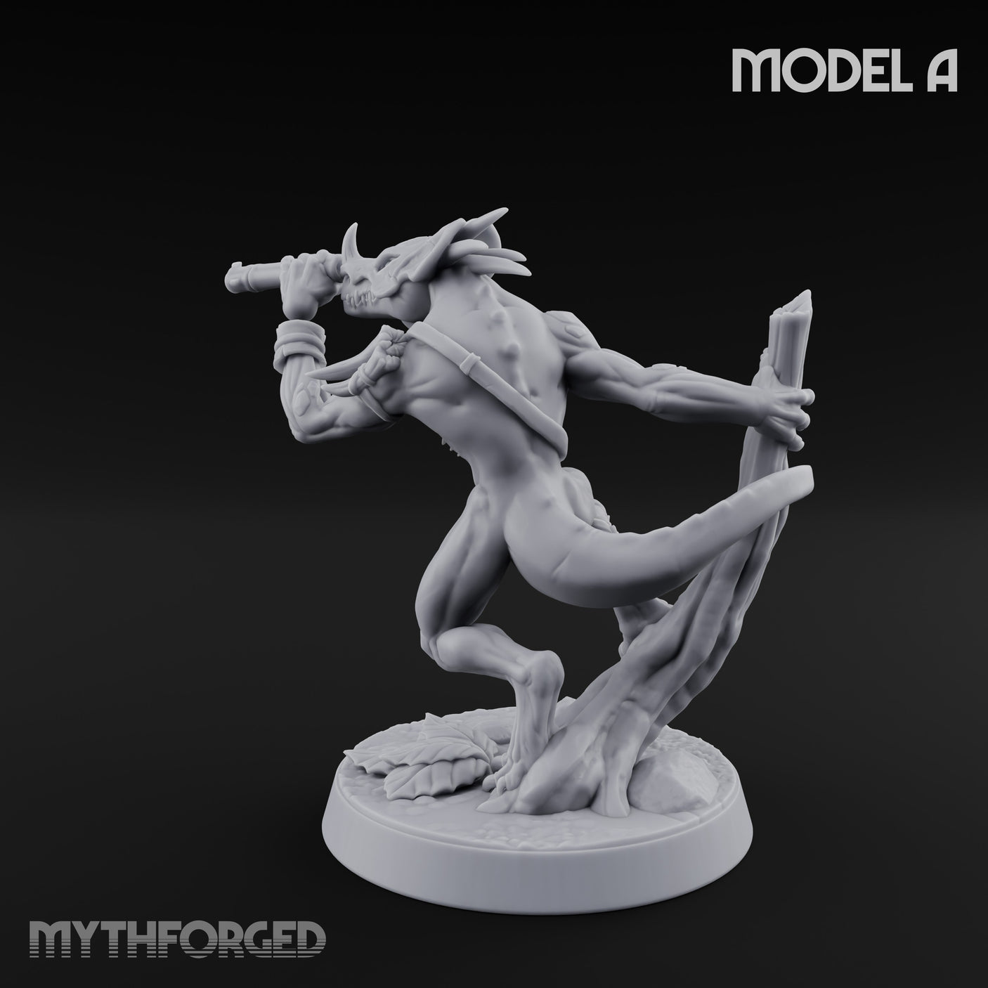 Blowpipe Blasting Lizardfolk Warrior A gallery 9