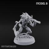 Blowpipe Blasting Lizardfolk Warrior B — With