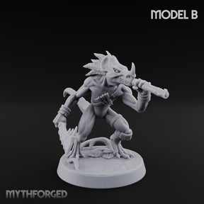 Blowpipe Blasting Lizardfolk Warrior B — With