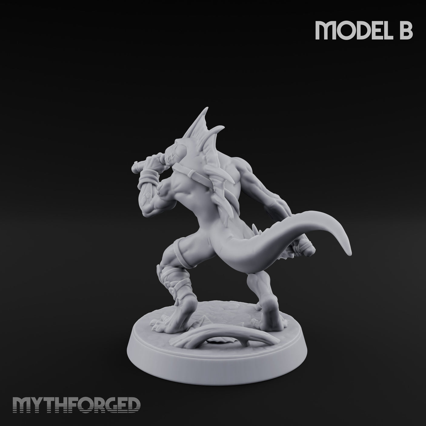 Blowpipe Blasting Lizardfolk Warrior B gallery 10