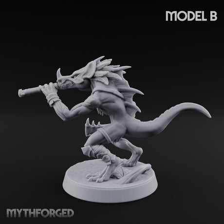 Blowpipe Blasting Lizardfolk Warrior B gallery 11
