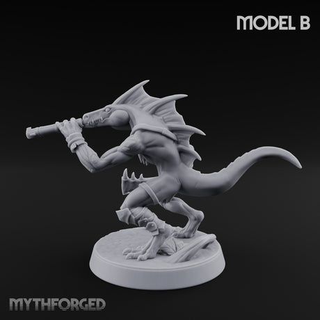 Blowpipe Blasting Lizardfolk Warrior B gallery 12