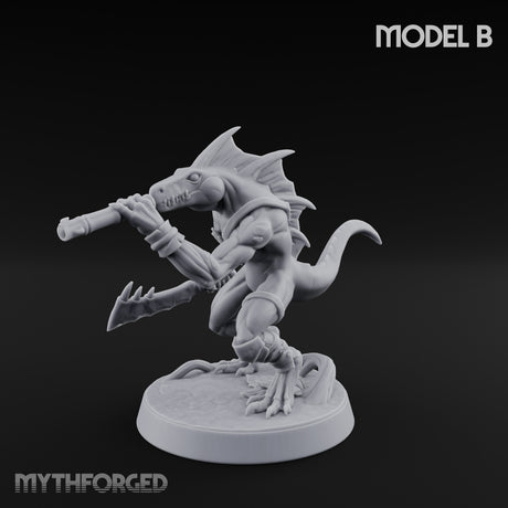 Blowpipe Blasting Lizardfolk Warrior B gallery 14