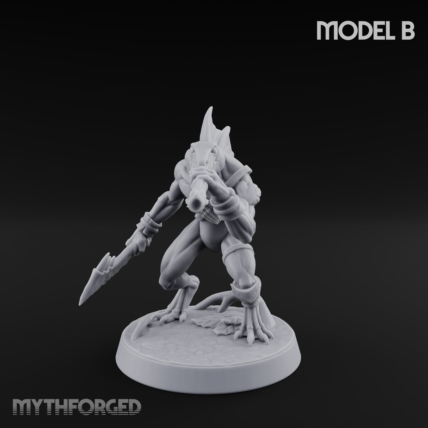 Blowpipe Blasting Lizardfolk Warrior B gallery 16
