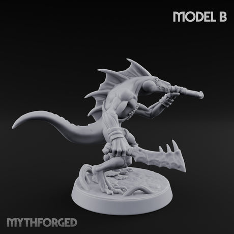Blowpipe Blasting Lizardfolk Warrior B gallery 6