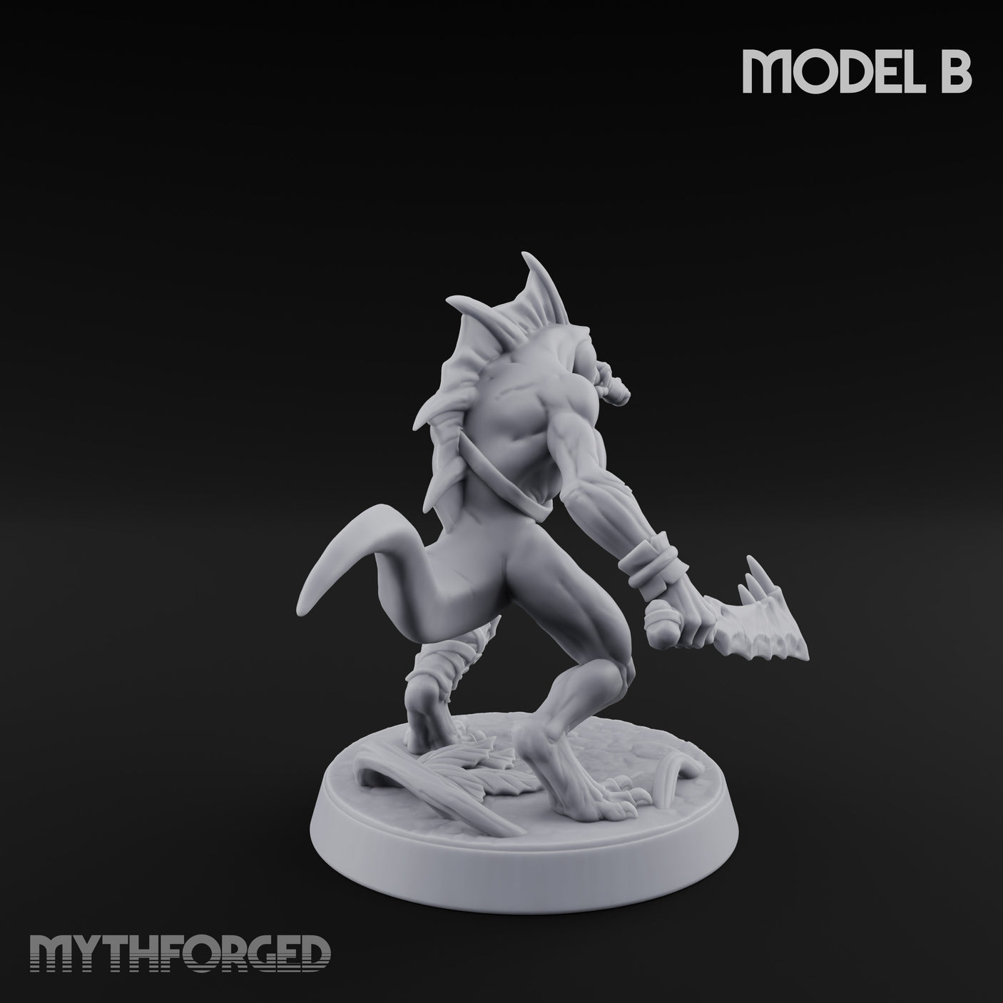 Blowpipe Blasting Lizardfolk Warrior B gallery 8