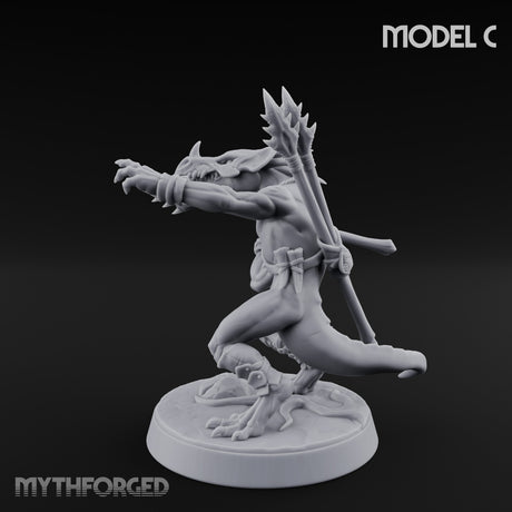 Blowpipe Blasting Lizardfolk Warrior C gallery 11