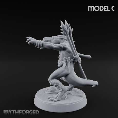 Blowpipe Blasting Lizardfolk Warrior C gallery 12