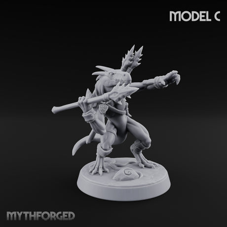 Blowpipe Blasting Lizardfolk Warrior C gallery 2