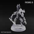 Blowpipe Blasting Lizardfolk Warrior D — With