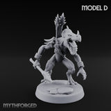 Blowpipe Blasting Lizardfolk Warrior D — With