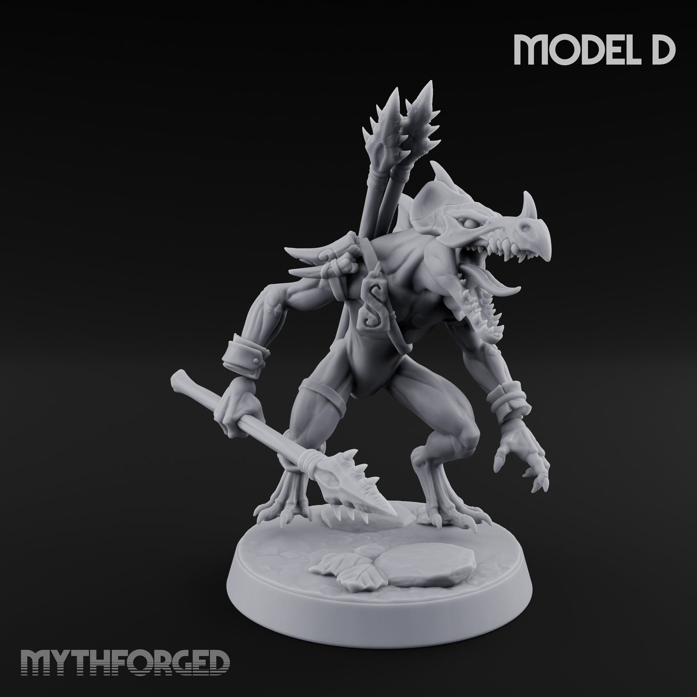 Blowpipe Blasting Lizardfolk Warrior D gallery 1