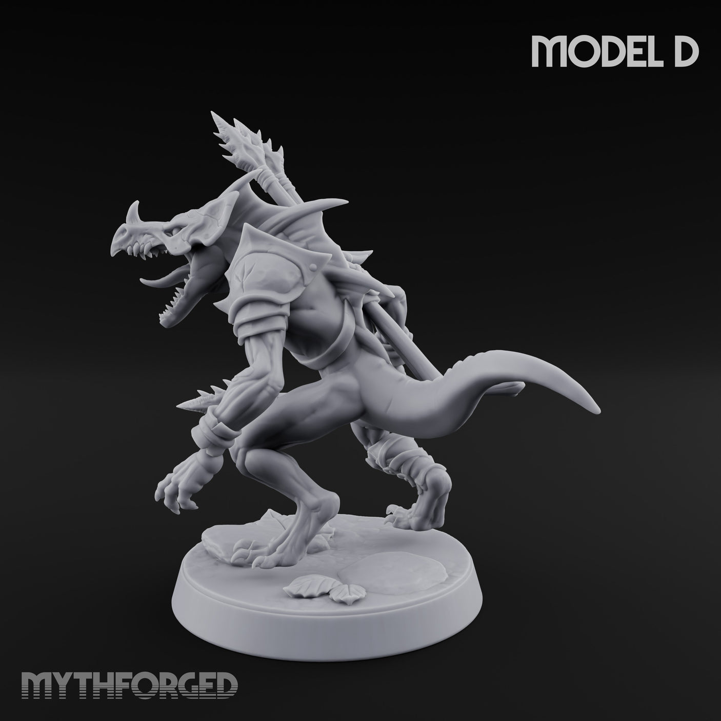 Blowpipe Blasting Lizardfolk Warrior D gallery 11