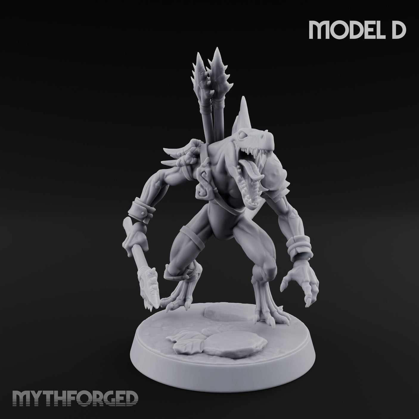 Blowpipe Blasting Lizardfolk Warrior D gallery 18