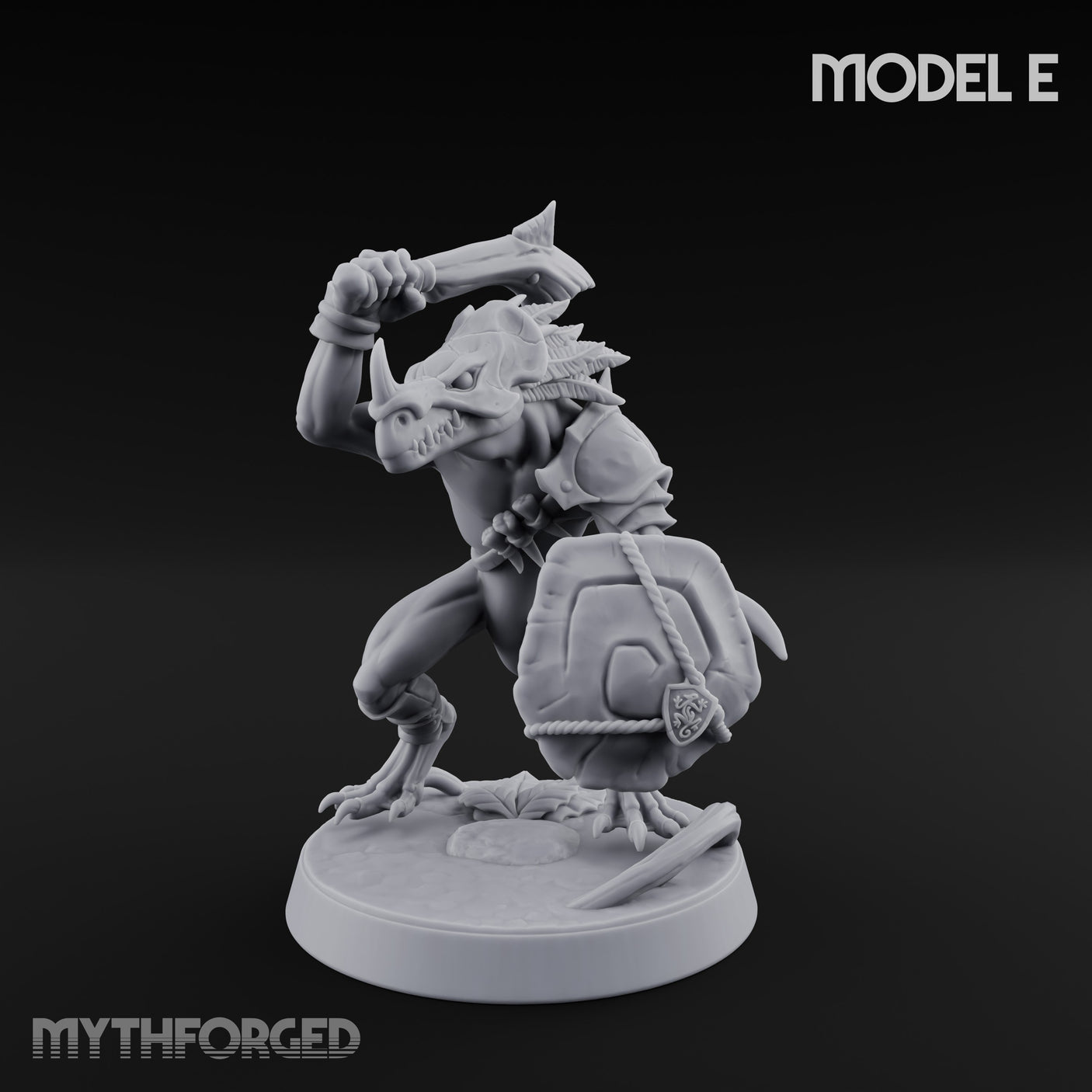Blowpipe Blasting Lizardfolk Warrior E — With