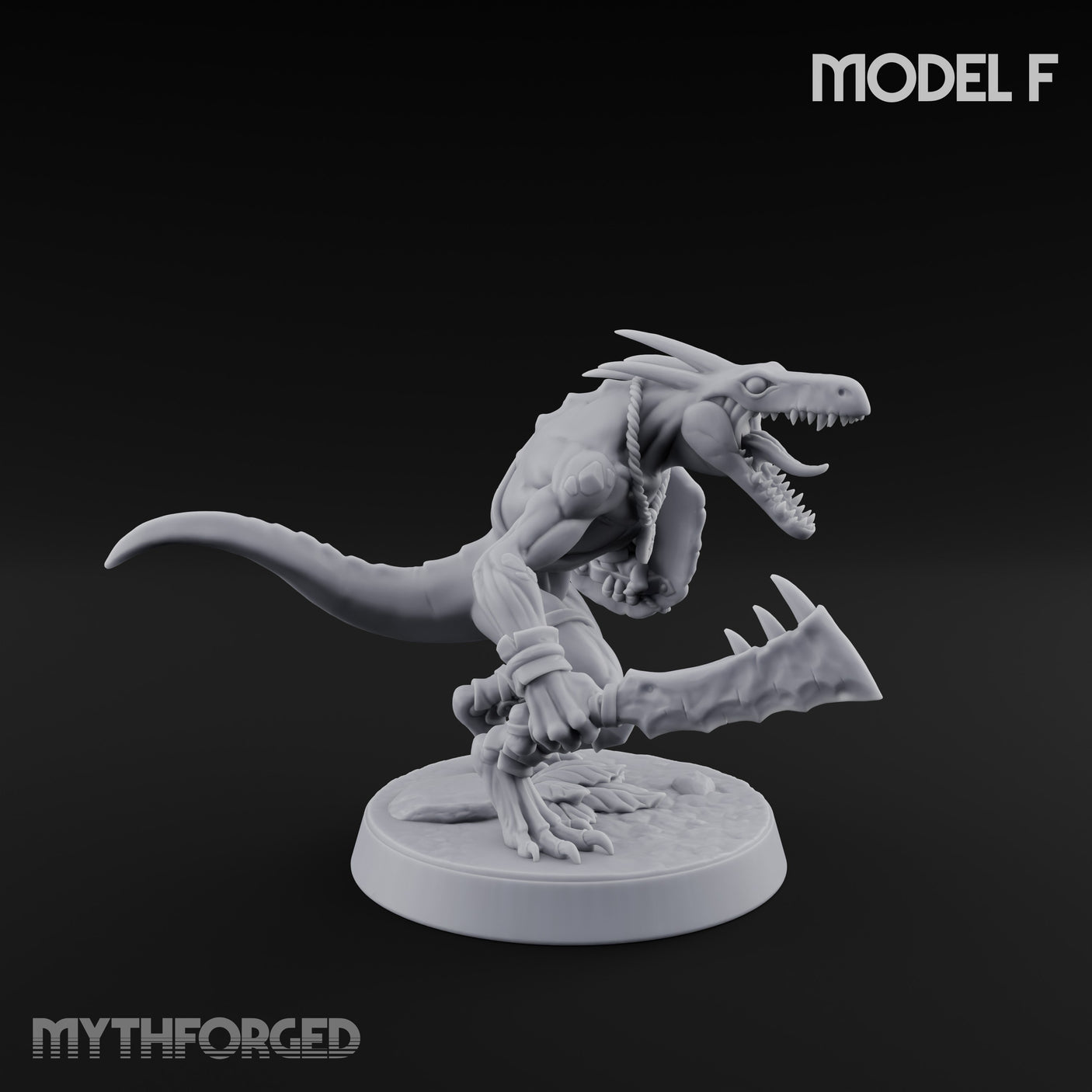Blowpipe Blasting Lizardfolk Warrior F gallery 8