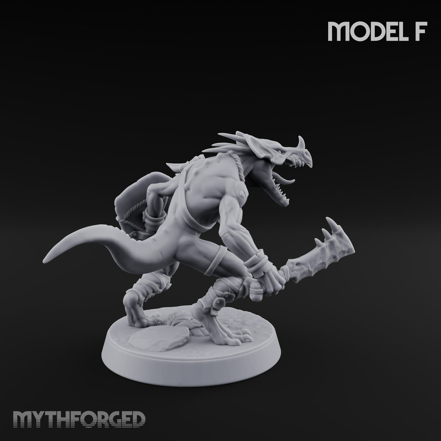 Blowpipe Blasting Lizardfolk Warrior F gallery 9