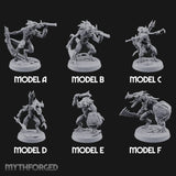 Blowpipe Blasting Lizardfolk Warriors — Full Set