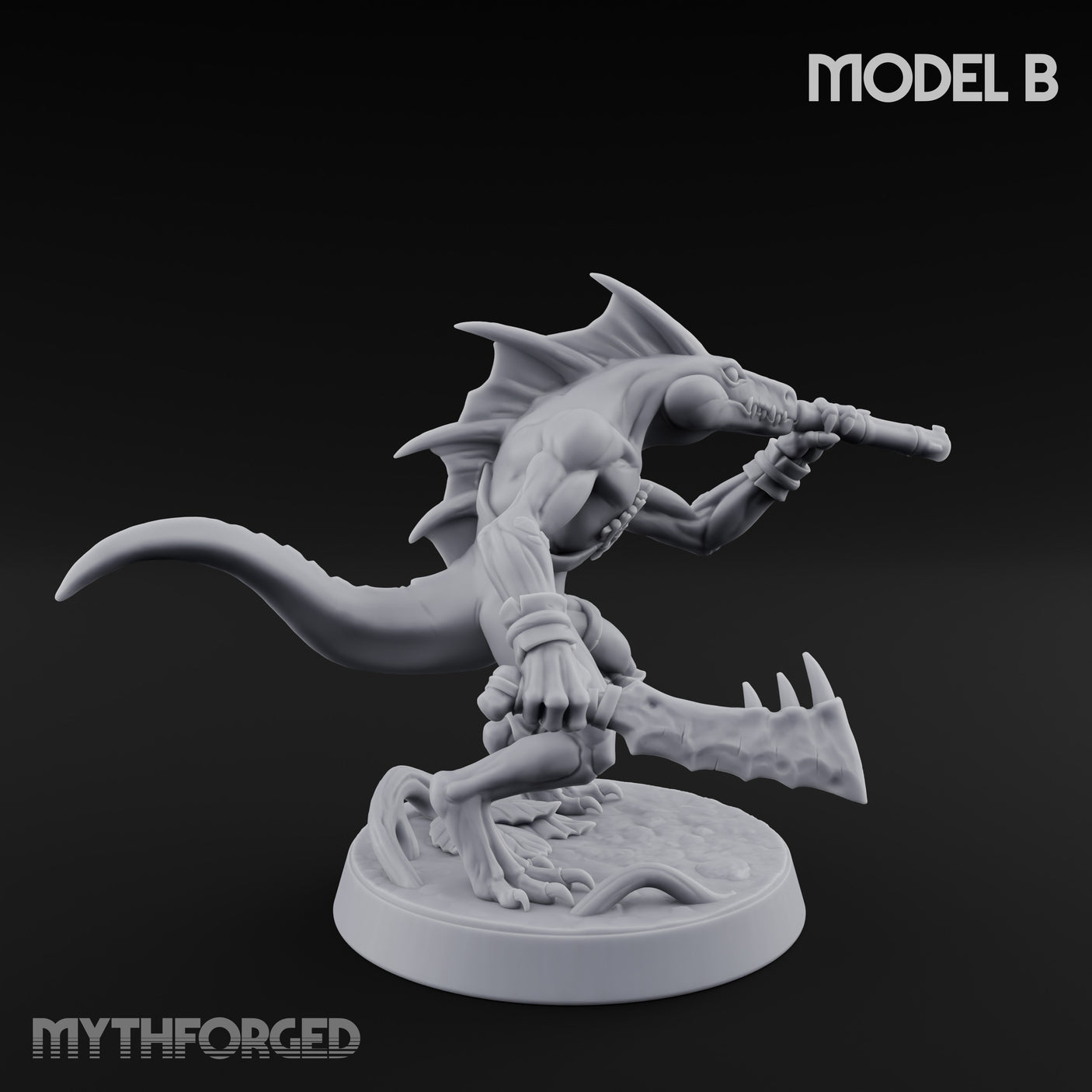 Blowpipe Blasting Lizardfolk Warriors — B gallery 2