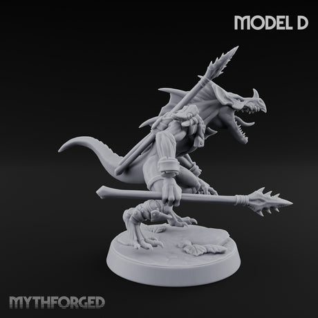 Blowpipe Blasting Lizardfolk Warriors — D gallery 2