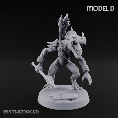 Blowpipe Blasting Lizardfolk Warriors — D