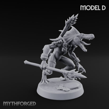 Blowpipe Blasting Lizardfolk Warriors — D gallery 1