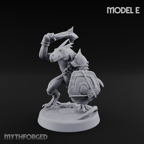 Blowpipe Blasting Lizardfolk Warriors — E