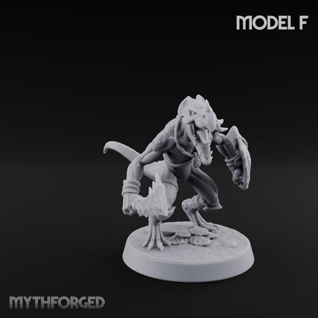 Blowpipe Blasting Lizardfolk Warriors — F gallery 2