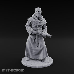 Blunderbuss Bearing Human Cultist Miniature for Dungeons and Dragons, Pathfinder or other TTRPGs